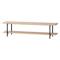 アイリスオーヤマ ＡＶボード 幅1200×奥行297×高さ300ｍｍ ナチュラル/ブラック 1台（直送品）