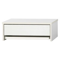 アイリスオーヤマ レンジ下収納 幅450×奥行395×高さ166ｍｍ ホワイト 1台（直送品）