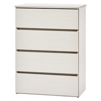 アイリスオーヤマ 組立簡単ウッドチェスト 幅590×奥行390×高さ816ｍｍ ホワイト 1台（直送品）