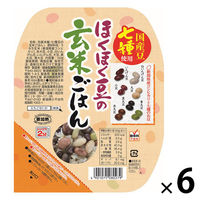 ほくほく豆の玄米ごはん150ｇ 6個 越後製菓 パックご飯