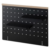 【軒先渡し】コイズミファニテック GENTLER デスクパネル 幅600×奥行78×高さ455mm ホワイトウォッシュ×ブラック 1台（直送品）