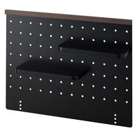 【軒先渡し】コイズミファニテック GENTLER デスクパネル 幅600×奥行78×高さ455mm スモーキーグレージュ×ブラック 1台（直送品）