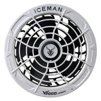 山真製鋸 アイスマンハイパワーファン シルバーメタル HP30V-SL-SET 1式（直送品）