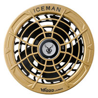 山真製鋸 アイスマンハイパワーファン ゴールドメタル HP30V-GD-SET 1式（直送品）