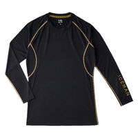 山真製鋸 アイスマン クールバディ(接触冷感インナー) 3L ゴールド ICM-CBJ3-3L 1着（直送品）