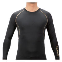 山真製鋸 アイスマン クールバディ(接触冷感インナー) M ゴールド ICM-CBJ3-M 1着（直送品）