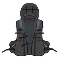 山真製鋸 アイスマンHYBRID-PRO2 セルマックス【水路冷却シート式水冷空調服】 ICMPH2S-BLV-SET 1着（直送品）