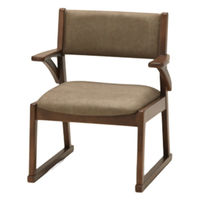 【軒先渡し】光製作所 ミドル高さチェア フェルテチェア ウォールナット 1脚（直送品）