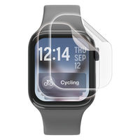 アップルウォッチ 衝撃吸収 フィルム 2枚入 46mm 全面保護 高透明 傷修復 AW-25AFLAPKRG エレコム 1個（直送品）