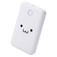 モバイルバッテリー 10000mAh 大容量 小型 22.5W 残量表示 しろちゃん DE-C76-10000WF エレコム 1個（直送品）