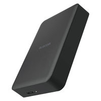 テレビ録画 外付けHDD ポータブル 2.5インチ 4TB 静音ファンレス ブラック ELP-HTV040UBK エレコム 1個（直送品）