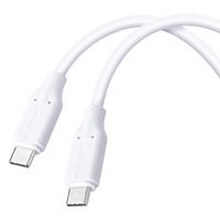 100W PD USB Type-C ケーブル 2m やわらかシリコン 白 MPA-CC5PTSS20WH エレコム 1個（直送品）