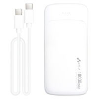 エアージェイ 【超安全+長寿命】準個体モバイルバッテリー スタンダードモデル MB-SS10000MK2 WH 1台（直送品）