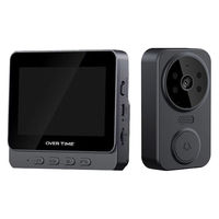 ダイアモンドヘッド カメラ付きコードレステレビドアホン OT-DP43S 1セット(受送信セット)（直送品）