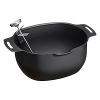 和平フレイズ 燕三 IH対応鉄楕円型揚げ鍋20×17(温度計付) EM-095 1個（直送品）