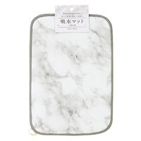 まるき 吸水マット 大理石柄●1セット(10個入) 4978446059448 1セット(10個入)（直送品）