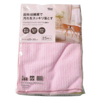 オカザキ マイクロファイバーカラフル雑巾25枚 4986614264167 1個（直送品）