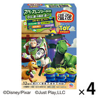 入浴剤 炭酸 温泡 ONPO  トイ・ストーリー スペースレンジャーBOX 1セット（1箱（4種×3錠）×4） 透明タイプ アース製薬