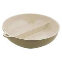 仕切りパン 24cm IH・ガス火対応 SONOMA グレージュ LV-0363 1個 食洗機・オーブン対応 LIV PLUS