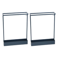 「ASPESH」 アスペシュ アンブレラスタンド (レクタングル) 2個セット IF-N0044-2P-BLU 1セット(2個入)（直送品）