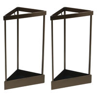 「ASPESH」 アスペシュ アンブレラスタンド (コーナー) 2個セット IF-N0045-2P-GLD 1セット(2個入)（直送品）