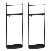 「ASPESH」 アスペシュ アンブレラスタンド (ツールスタンド) 2個セット IF-N0046-2P-BLK 1セット(2個入)（直送品）