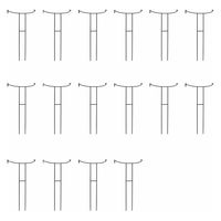 住まいスタイル アイアン製植物サポーター幅3516本セット IF-N0048-16P 1セット(16本入)（直送品）