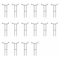 住まいスタイル アイアン製植物サポーター幅25 16本セット IF-N0049-16P 1セット(16本入)（直送品）