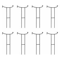 住まいスタイル アイアン製植物サポーター幅25 8本セット IF-N0049-8P 1セット(8本入)（直送品）