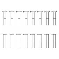 住まいスタイル アイアン製植物サポーター幅18 16本セット IF-N0050-16P 1セット(16本入)（直送品）