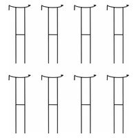 住まいスタイル アイアン製植物サポーター幅18 8本セット IF-N0050-8P 1セット(8本入)（直送品）