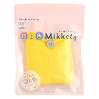 小杉善 【推し色タオルハンカチ】Mikketa(イエロー)25×40cm MKT-46YE(3)PP 1枚（直送品）
