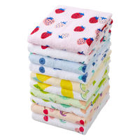 小杉善 もりもりプリントフェイスタオル(フルーツ)5柄10枚組 34×80cm SV-2014-10 1セット(10枚入)（直送品）