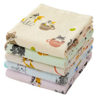 小杉善 にゃんずでいフェイスタオル5柄組 34×80cm SV-2016-5 1セット(5枚入)（直送品）