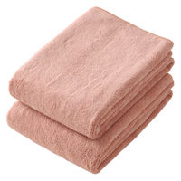 小杉善 ヘアドライ用マイクロファイバーロングタオル2枚組(ピンク)34×100cm ZGMF-34100-2PK 1セット(2枚入)（直送品）