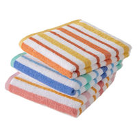小杉善 ファインストライプミニバスタオル3色組 50×100cm ZGTF-451-3 1セット(3枚入)（直送品）