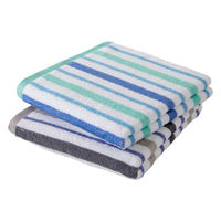 小杉善 ファインストライプバスタオル2色組 60×120cm ZGTF-621-2 1セット(2枚入)（直送品）