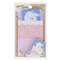 サンスター文具 すやすやふせん うさぎ S2850168 1個