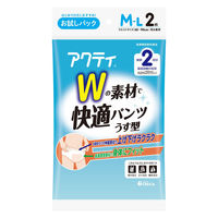 日本製紙クレシア アクティ Wの素材で快適パンツうす型 MーL2枚 89079 1パック(2枚入)