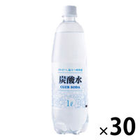 友桝飲料 炭酸水 1L 1セット（30本）