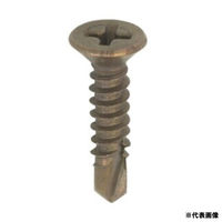 八幡ねじ ステンレス皿ドリルねじ ブロンズ 576238 1セット(1袋(6本)×5)（直送品）