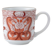 西海陶器 波佐見焼 エレガンス マグ 赤 1箱(3個入) 74144（直送品）