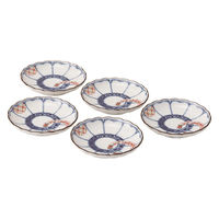 西海陶器 染錦輪つなぎ 菊型小皿揃 31181 1セット（直送品）