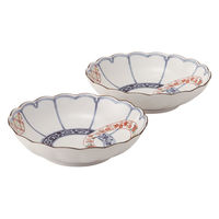 西海陶器 染錦輪つなぎ 菊型組多用深皿 31180 1セット（直送品）