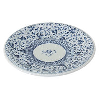 西海陶器 波佐見焼 藍染唐草 取皿 1箱(5個入) 74184（直送品）