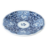 西海陶器 波佐見焼 兎濃唐草 豆皿 1箱(10個入) 74180（直送品）