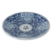 西海陶器 波佐見焼 兎濃唐草 小皿 1箱(10個入) 74183（直送品）