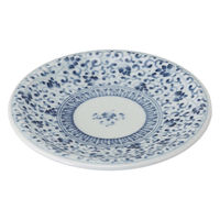 西海陶器 波佐見焼 藍染唐草 小皿 1箱(10個入) 74181（直送品）