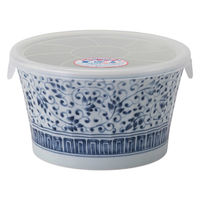 西海陶器 波佐見焼 藍染唐草 ノンラップ鉢 大 1箱(3個入) 74199（直送品）