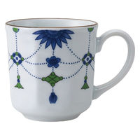 西海陶器 波佐見焼 瓔珞文 マグ 青 1箱(3個入) 74148（直送品）